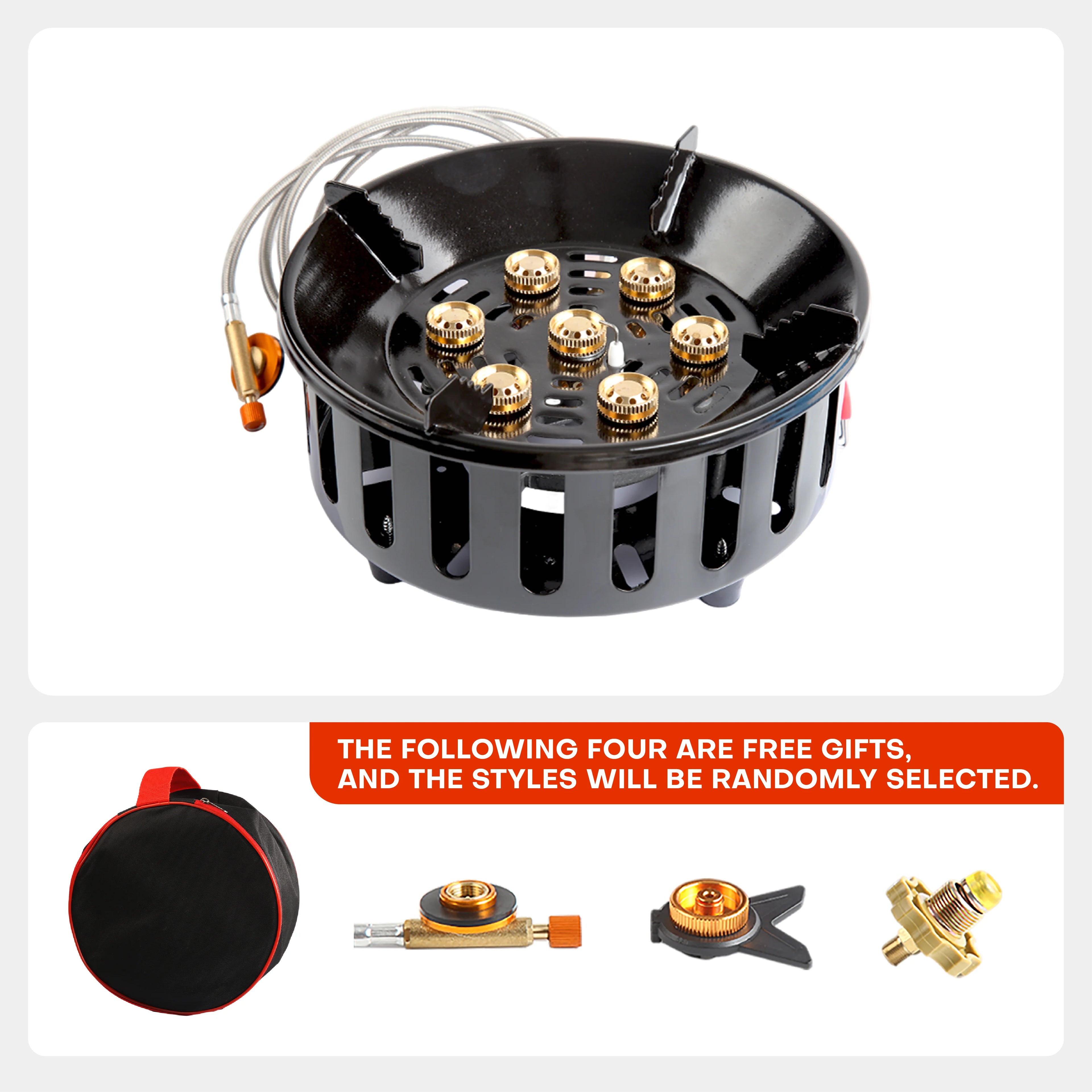 Kalsten | 7-Core Portable Camping Gas Stove with Electronic Ignition – Kael