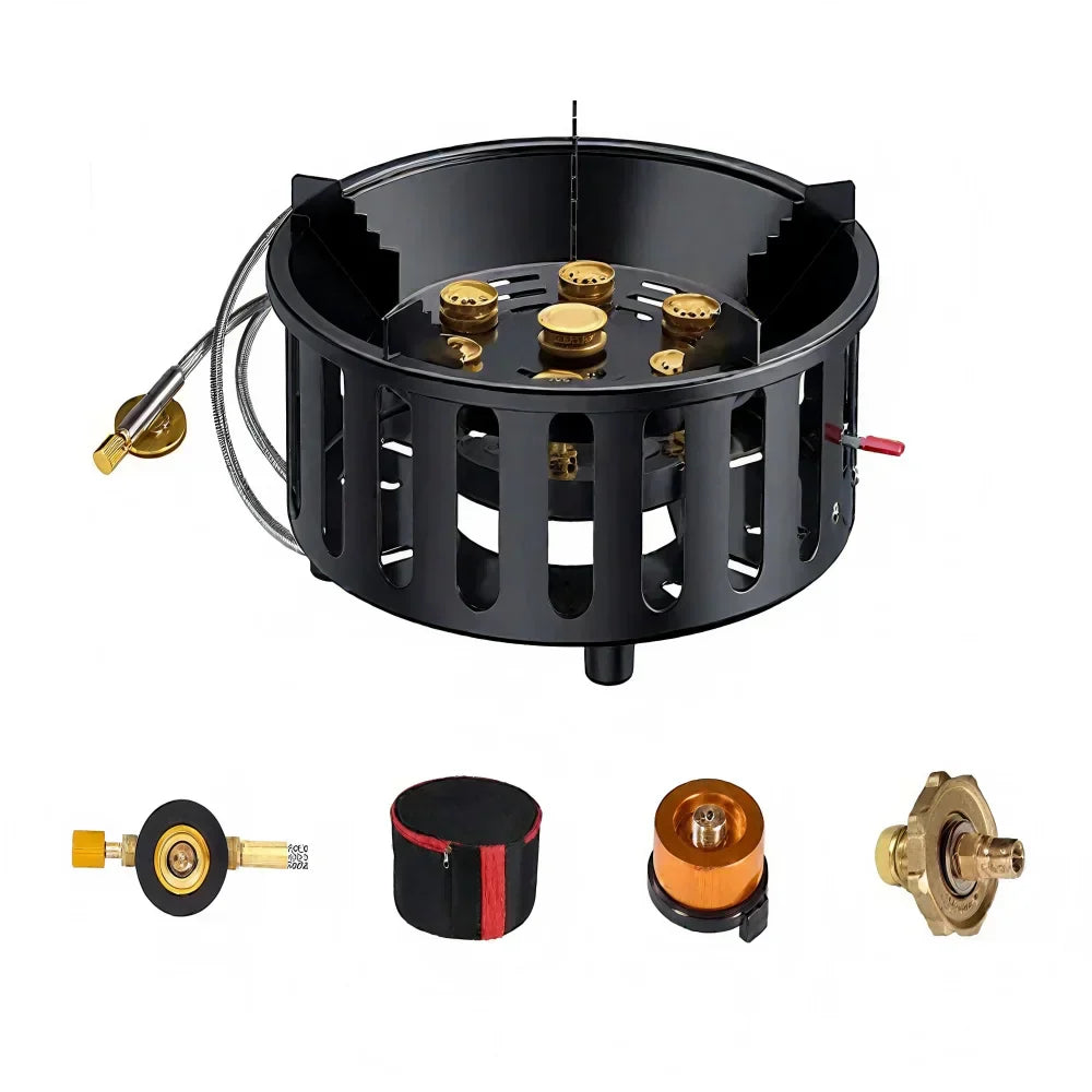Kalsten | 7-Core Portable Camping Gas Stove with Electronic Ignition – Kael